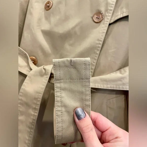 Vintage Misty Harbor Tan Trench Coat with removable lining - 8P - Picture 10 of 11